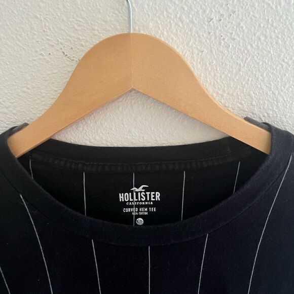 COPY - Hollister curved hem tee black size mens XXL - Picture 5 of 5